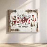 Holly Jolly Christmas Wall Art, Rustic Snowman Christmas Canvas Print, Festive Cocoa Holiday Poster, Christmas Art Digital Download