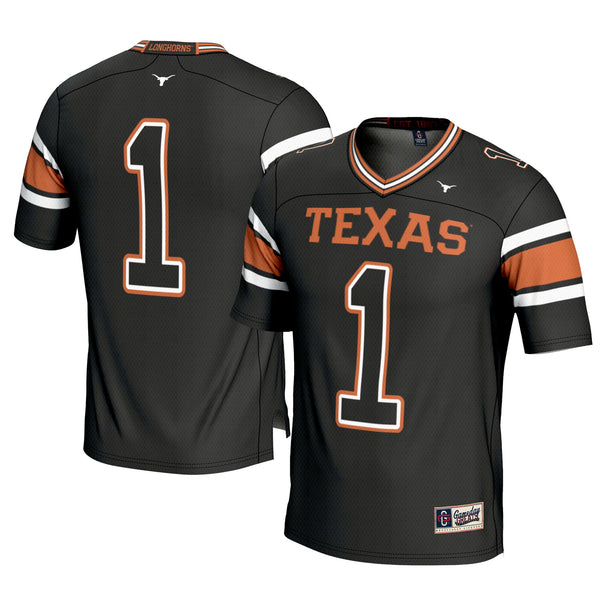 #1 Texas Longhorns Football Jersey - Black