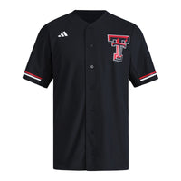 Black Texas Tech Red Raiders Replica Baseball Jersey