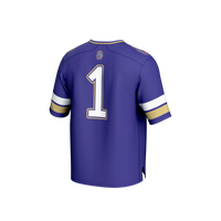 #1 James Madison Dukes Lightweight Collegiate Football Fashion Jersey - Purple
