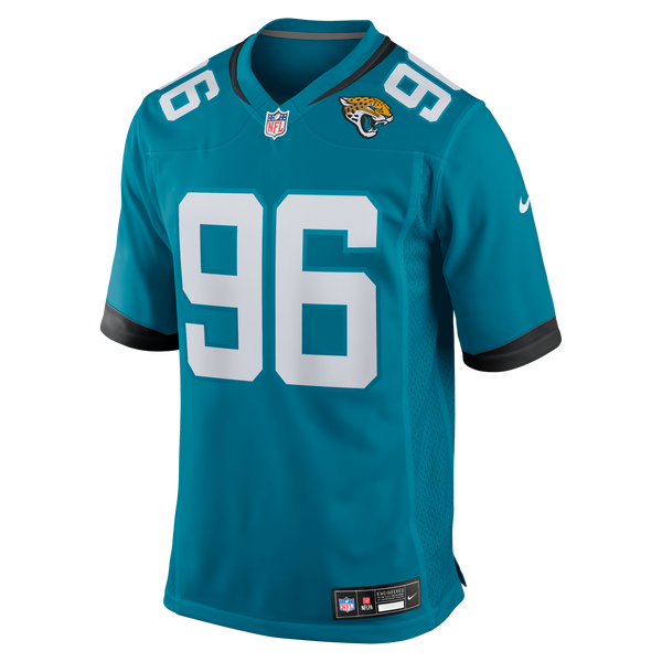 Jacksonville Jaguars Adam Gotsis Teal Game Jersey