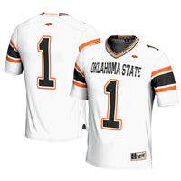 #1 Oklahoma State Cowboys Football Jersey - White