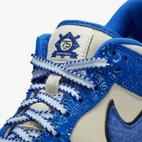 Low Top Sneakers, Blue White Colorway, Lace Up Design, Casual Gift for Sneaker Fans