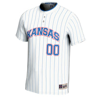 Kansas Jayhawks NIL Pick-A-Player Lightweight Softball Jersey - White
