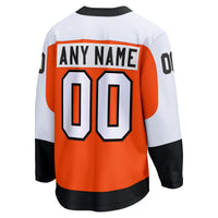 Philadelphia Flyers Orange Home Breakaway Custom Jersey