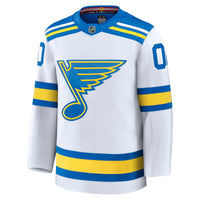 St. Louis Blues White Away Premium Custom Jersey