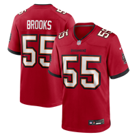 Tampa Bay Buccaneers Derrick Brooks Red Game Retired Player Jersey