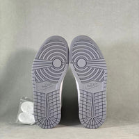 Basketball Shoes, White Gray Colorway, Retro, Vintage, Mid Top, Lace Up Design, Casual Gift for Shoe Lovers