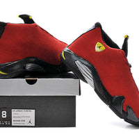 Sneakers, Black Red Colorway, Lace Up Design, Casual Gift for Sneaker Fans