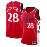LA Clippers Statement Edition Swingman Jersey - Red - Rui Hachimura