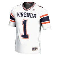 #1 Virginia Cavaliers Football Jersey - White