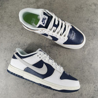 Low Top Sneakers, Blue White Colorway, Lace Up Design, Casual Gift for Sneaker Fans