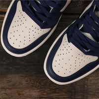 Sneakers, Blue White Colorway, Lace Up Design, Casual Gift for Sneaker Fans