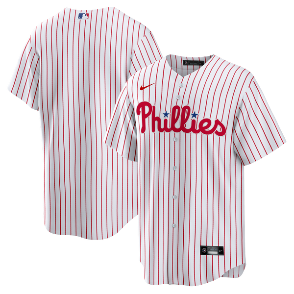 Philadelphia Phillies White Home Big & Tall Replica Jersey