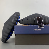 Slides, Blue Black Colorway, Slip On Design, Casual Gift for Shoe Lovers