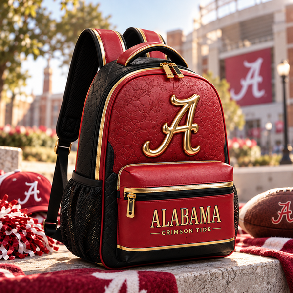 ALA Script Crimson - Collegiate Emblem Backpack - main