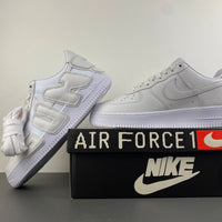 Low Top Sneakers, White Colorway, Reflective Detail, Lace Up Design, Casual Gift for Sneaker Fans