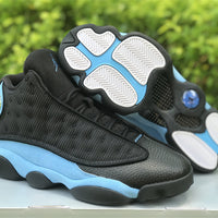Sneakers, University Blue Black Colorway, Lace Up Design, Casual Gift for Sneaker Fans
