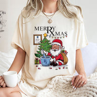 Humorous Pharmacy Tech Holiday Shirt, Pharmacist Christmas T-Shirt, Medical Staff Christmas Graphic Tee, Pharmacy Crew Festive Xmas Shirt