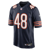 Chicago Bears D'Marco Jackson Navy Team Game Jersey