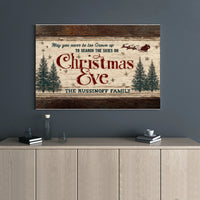 Christmas Quote Canvas Print, May You Never Be Too Grown Up Santa Canvas Wall Art, Vintage Holiday Canvas, Family Christmas Wall Decor Present