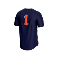 #1 Virginia Cavaliers Lightweight Soccer Fashion Jersey - Navy