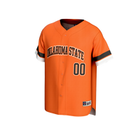 Oklahoma State Cowboys NIL Pick-A-Player Lightweight Baseball Jersey - Orange