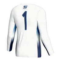 #1 Creighton Bluejays Lightweight Volleyball Jersey - White