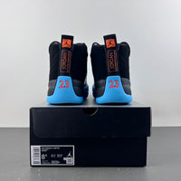 Retro Low Top Sneakers, Blue Black Orange Colorway, Lace Up Design, Casual Gift for Sneaker Fans