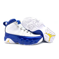 Sneakers, Royal Blue Yellow Colorway, Lace Up Design, Casual Gift for Sneaker Fans