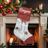 Personalized Baker Holiday Stocking, Chef Christmas Stocking, Custom Cook Christmas Stocking, Culinary Kitchen Decor, Cooking Lover Present