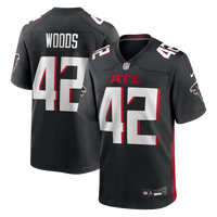 Atlanta Falcons Josh Woods Black Team Game Jersey