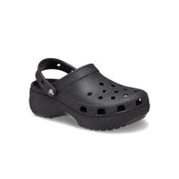 Classic Platform Glitter Clogs - Black