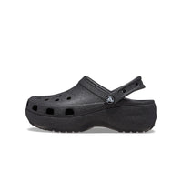 Classic Platform Glitter Clogs - Black