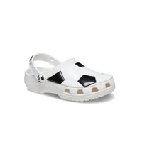 Kids' Soccer Ball Clogs - White / Black