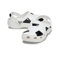 Kids' Soccer Ball Clogs - White / Black