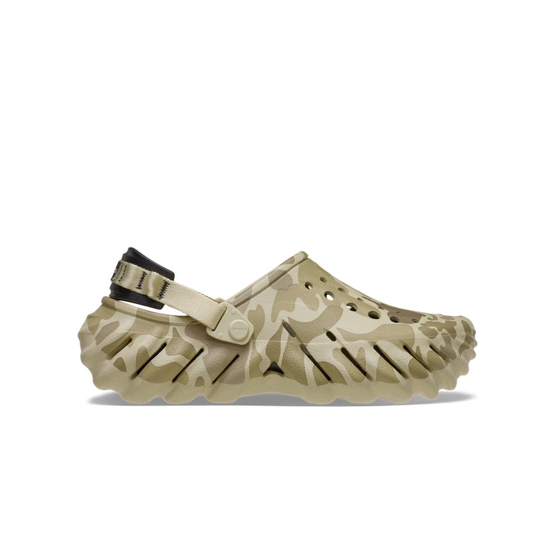 Echo Duck Camo Clogs - Bone / Black