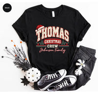 Custom Family Christmas Shirts, Personalized Christmas Crew Shirt