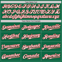 Custom Baseball Jersey - Kelly Green White-Red Authentic Mexican Flag Fashion
