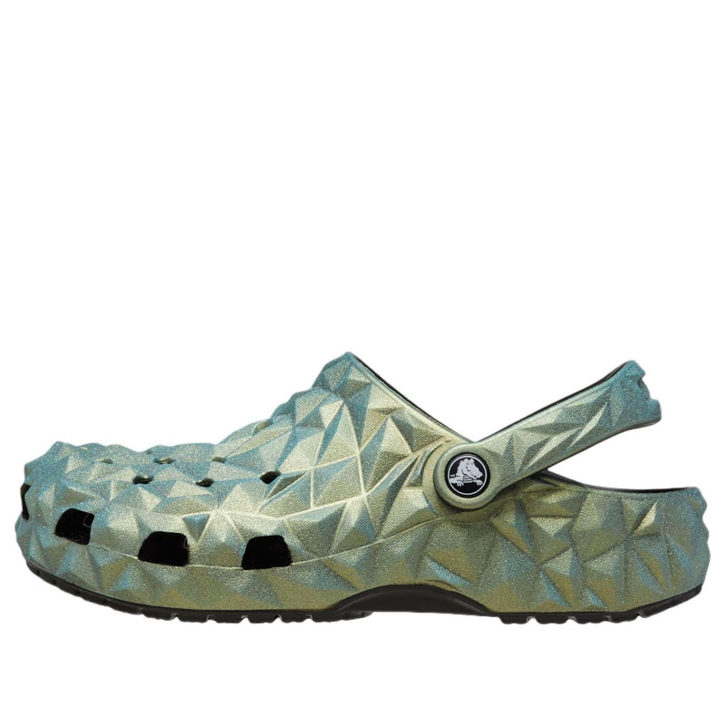 Classic Clogs - Geometric Iridescent - Green / Black - Style 209841-001