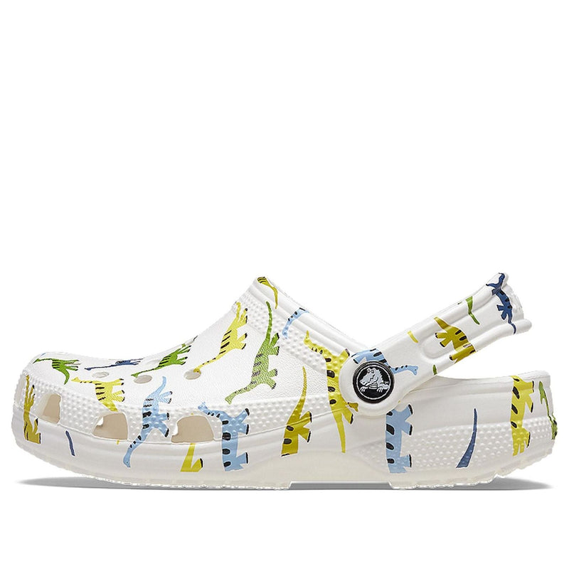 Kids' Classic Clogs - White / Green / Blue - Style 209697-9DH