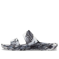 Classic Beach Clogs - Sports Marble - White / Black - Style 207701-103