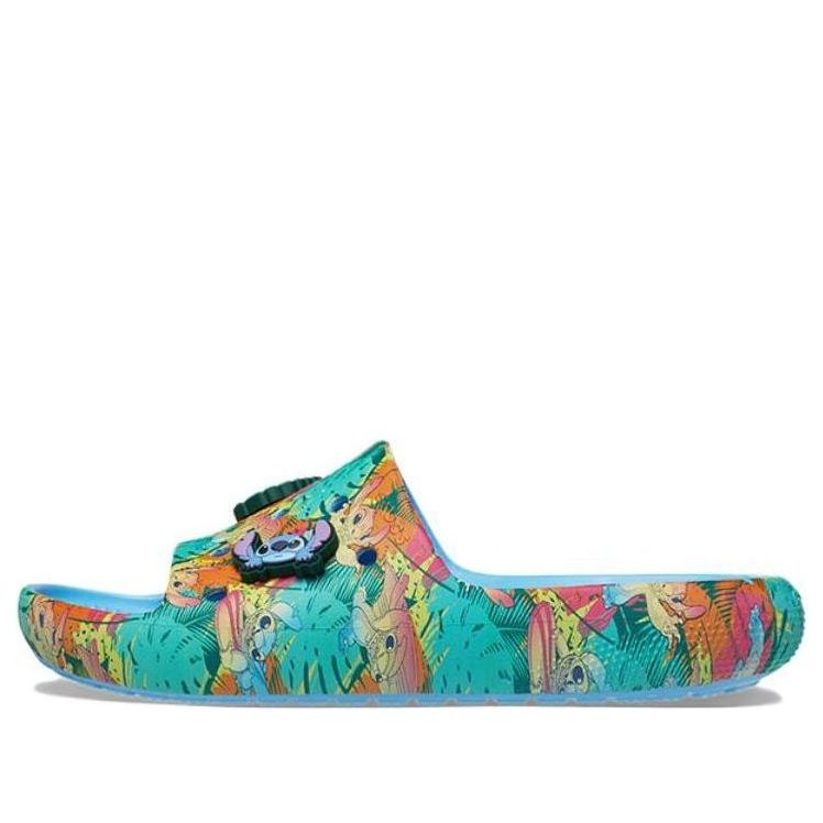 Stitch Classic Slides - Blue / Green / Orange / White - Style 209788-4TB